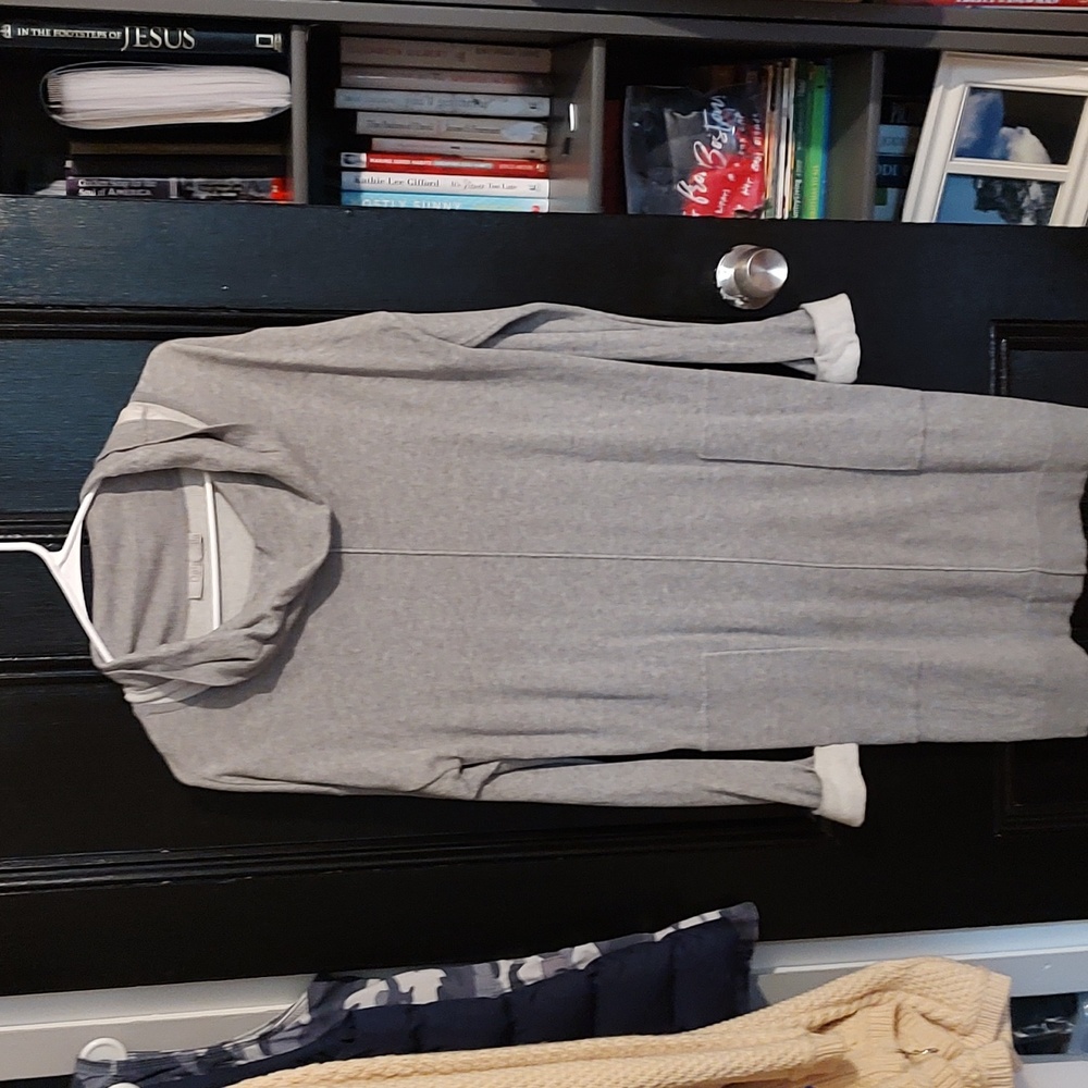 DALIA GREY SWEATER DRESS